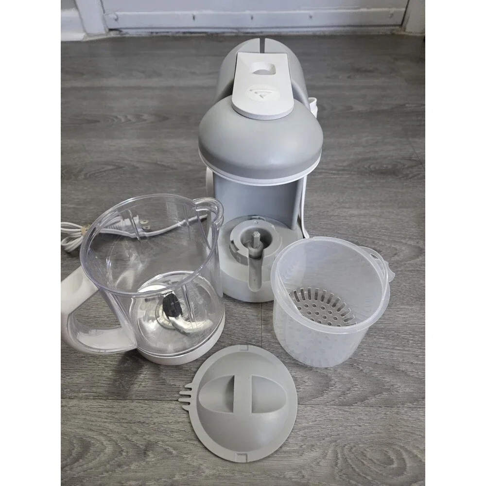 BEABA Babycook Solo 4 in 1 Baby Food Maker Cloud Grey Food Processor Box GUC